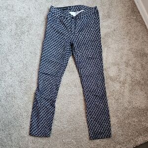 Stylish Black and White Patterned Pants